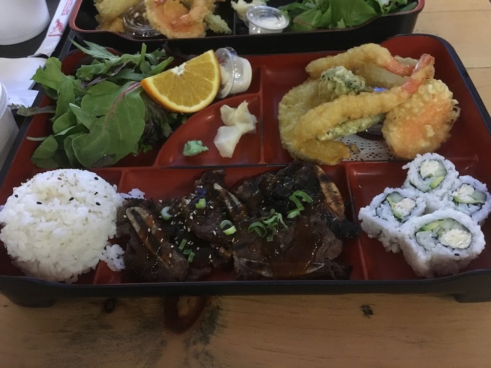Japanese fusion menu layout