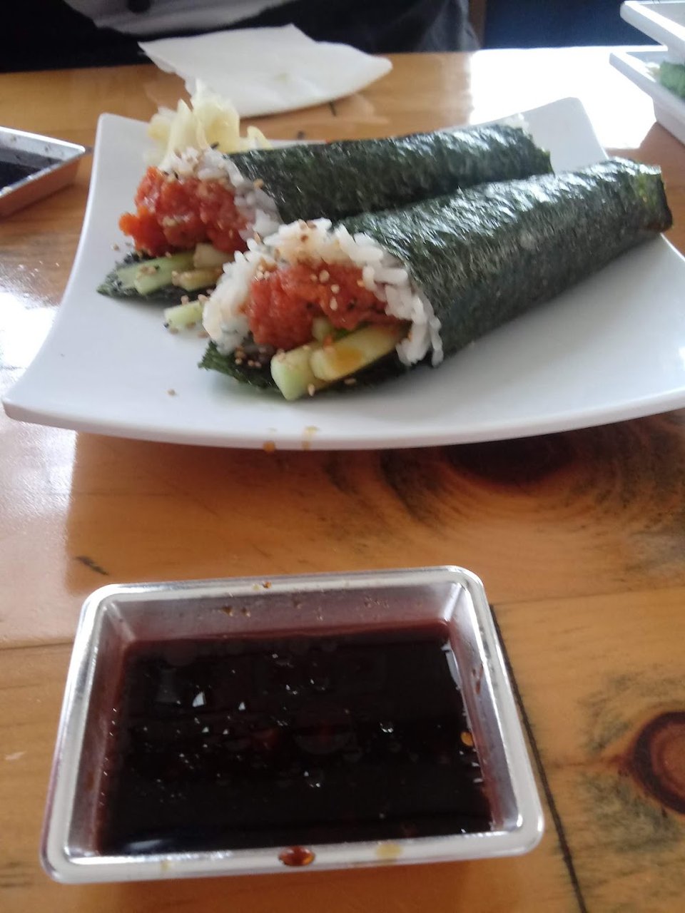 Takeout menu with bento and tempura